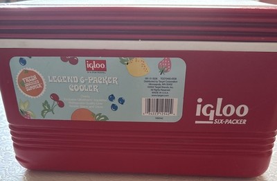Vtg IGLOO LEGEND 6-Packer personal cooler Made in USA