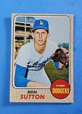 1968 TOPPS BASEBALL #103 DON SUTTON EX-MINT+ HOF DODGERS