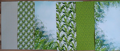 Stampin Up   Designerpapier   Im Maiglöckchental   6 Blätter 15 x 30,5cm