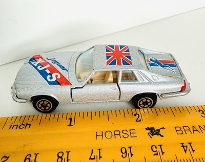 Vintage 1980s Yatming Jaguar XJS # 1076 Silver Diecast Car 1:64