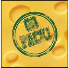 Green Bay Packers Ceiling Tile (2' x 2') GO PACK CHEESE (Lot of 2 Tiles)