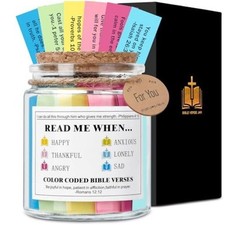 Mothers Day Gifts for Mom Wife Grandma Daughter Bible Verse Jar: Christian