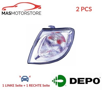 BLINKER BLINKLICHT BLINKLEUCHTE DEPO 221-1516L-A-C 2PCS I NEU OE QUALITÄT