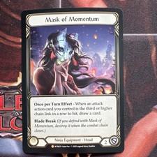 Mask of Momentum - Welcome to Rathe (WTR079) - Flesh and Blood TCG -Rainbow Foil
