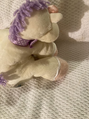 EDEN Pony W/purple Mane BABY CHEEKS” plush Rattle Brand New W/TagHORSE lovey 7" - Picture 11 of 24