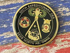 RARE USAF 320th Expeditionary CES SEEB North AB Air Base Oman Jordan OIF OEF