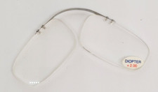 Vintage Tiny Self Holding Folding Glasses Reading Opera in Original Pouch