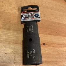 Thin Wall Flip Socket 21mm And 7/8” Impact Sockets 1/2” Drive M772