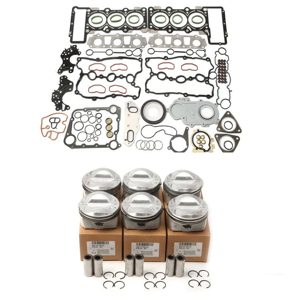 Engine Gaskets Seals Piston&Ring Set Φ84.51mm Fit For AUDI A4 B8 8K2 S4 quattro - Image 2 of 4