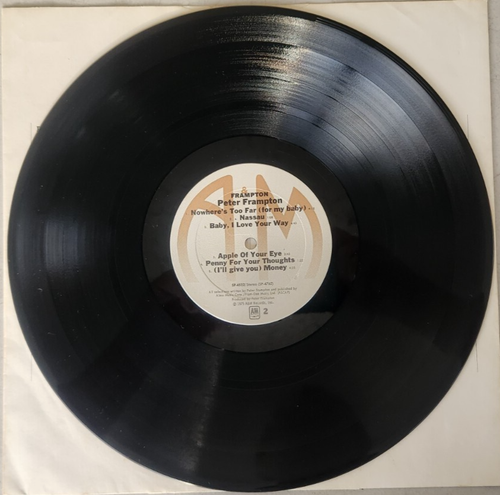 Peter Frampton self titled FRAMPTON Vinyl Record LP 1981 A&M Records SP-4512 - Foto 3 di 4
