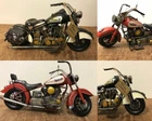 NEW Tin Plate Model of American Motorbike Vintage Style Metal Motorcycle Model