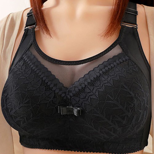 Women's Full Coverage Plus Size Minimizer Bra Wirefree Non Padded Everyday Bra - Picture 9 of 27
