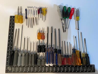 46 PCS - LARGE LOT Philips Flathead Torx Nut Driver IDEAL Craftsman AMALITE