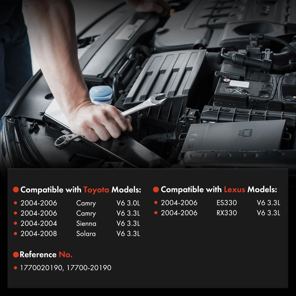 Коробка воздухоочистителя двигателя для Toyota Camry 04-06 Solara 04-08 Sienna Lexus ES330 - Изображение 2 из 4