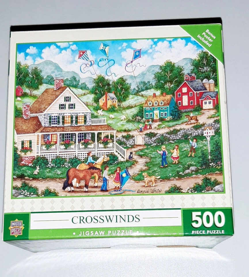 Master Pieces Heartland Collection 500 Piece Jigsaw Puzzle Crosswinds New Sealed - Image 2 of 4
