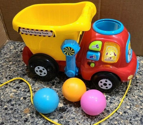 VTech Drop and Go Dump Truck 3 balls | eBay
