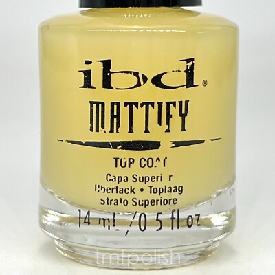Brand New IBD Nail Polish - Mattify Matte Top Coat - Full Size