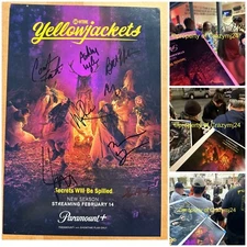 8 Signed Yellowjackets Melanie Lynskey Courtney Eaton Sarah Desjardins Autograph