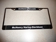 Metal Mchenry Harley-davidson License Plate Frame - Unused - Free Shipping