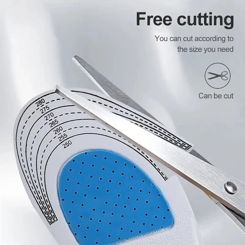 Work Boots Feet Arch Support Orthotic Absorb Shock Gel Massaging Shoe Insoles US - Picture 8 of 22