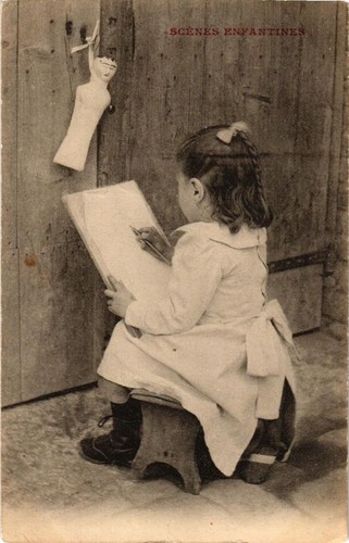 CPA AK Kinderszenen. A. BERGERET (674840)