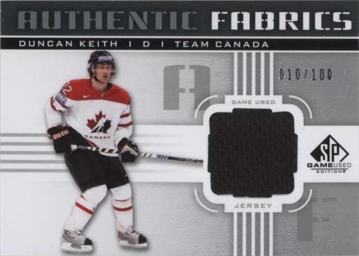2011-12 SP Game Used Edition - Duncan Keith #AF-DK - 1 of 1