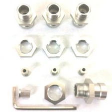 NEW STRC ST1654-17S Alum 17mm Hex Adatpers 1/10 Slash 4x4/Stampede 4x4