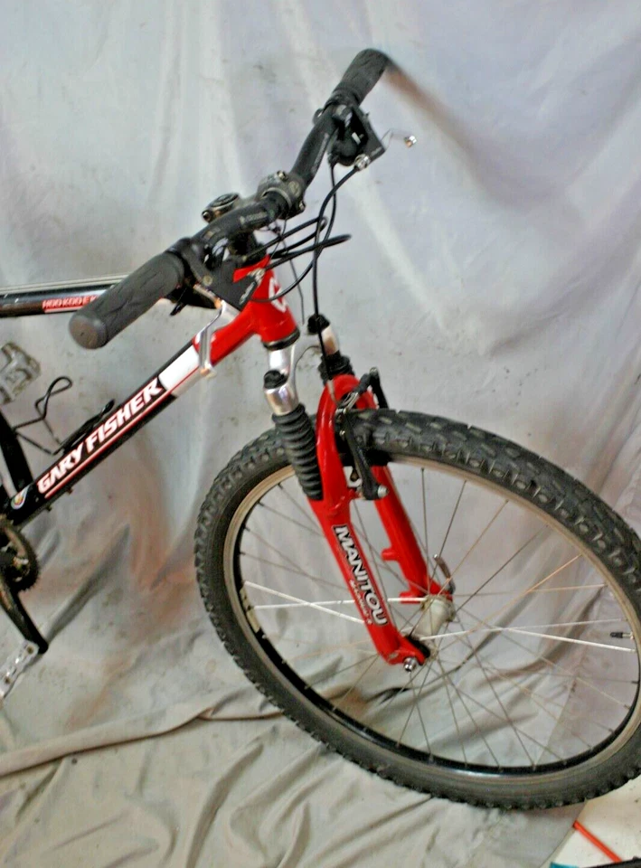 2002 Gary Fisher Hoo Koo E Koo MTB Bike Small 15.5" Deore LX Manitou USA Made - Image 4 of 4