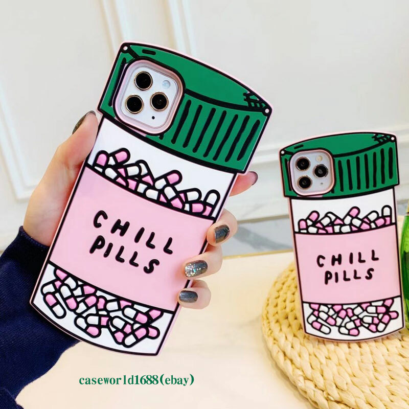 3D Chill Pill Silicone Phone Case For IPhone 78-11 12 13 14 15 16 17 Pro Max Air 3D Chill Pill Silicone Phone Case For IPhone 78-11 12 13 14 15 16 17 Pro Max Air