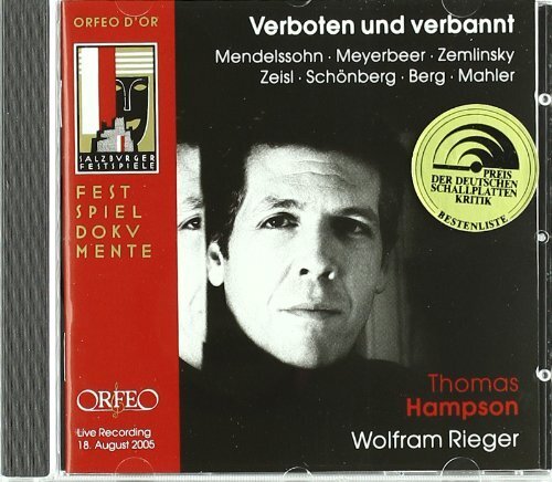 Hampson  Rieger Verboten Und Verbannt (CD) Album