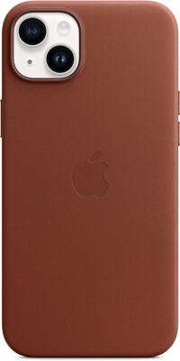 Offizielle Apple iPhone 14 Plus Hülle Leder Magsafe Umber MPPD3ZM/A - ohne Verpackung