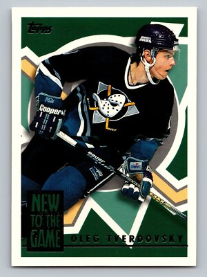 1995-96 Topps #4NG Oleg Tverdovsky New to the Game