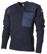 Bundeswehr BW Marine Luftwaffe German Army Sweater Pullover blau Gr. 54