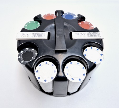 Poker Rack mit Chips und Karten Poker Set Neu - Bild 2 von 9