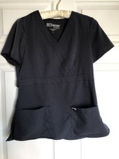 Grey's Anatomy Women's Scrubs Top Nursing Gray Size Small