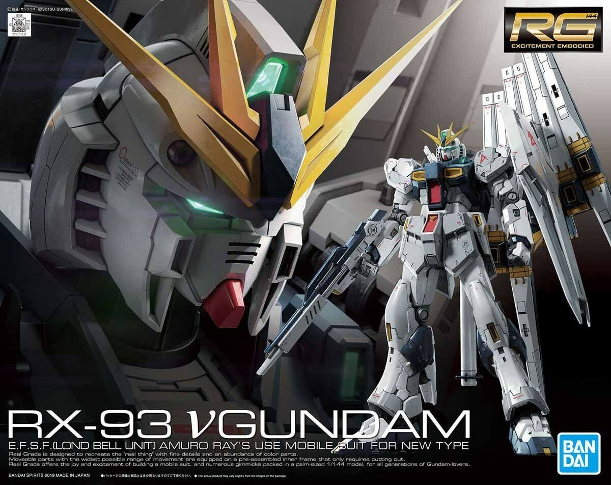 Bandai 1/144 RG 032 RX-93 Nu Gundam | eBay