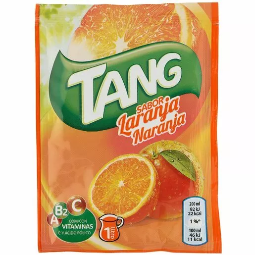 10 X TANG POWDERED JUICE ORANGE 1 BAG MAKES 1L