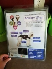 NEW The Original Patented Anxiety Wrap Healthy Hug Dog SMALL 31-40 lbs Black