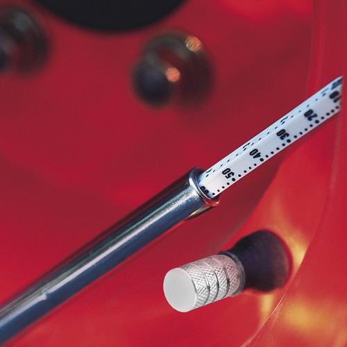 Dyno Racing Caps 4-Piece Red Aluminum Spiked Tire Valve Stem Caps - Wheel Rim Air Port Covers Valve Stem Caps Red - Foto 5