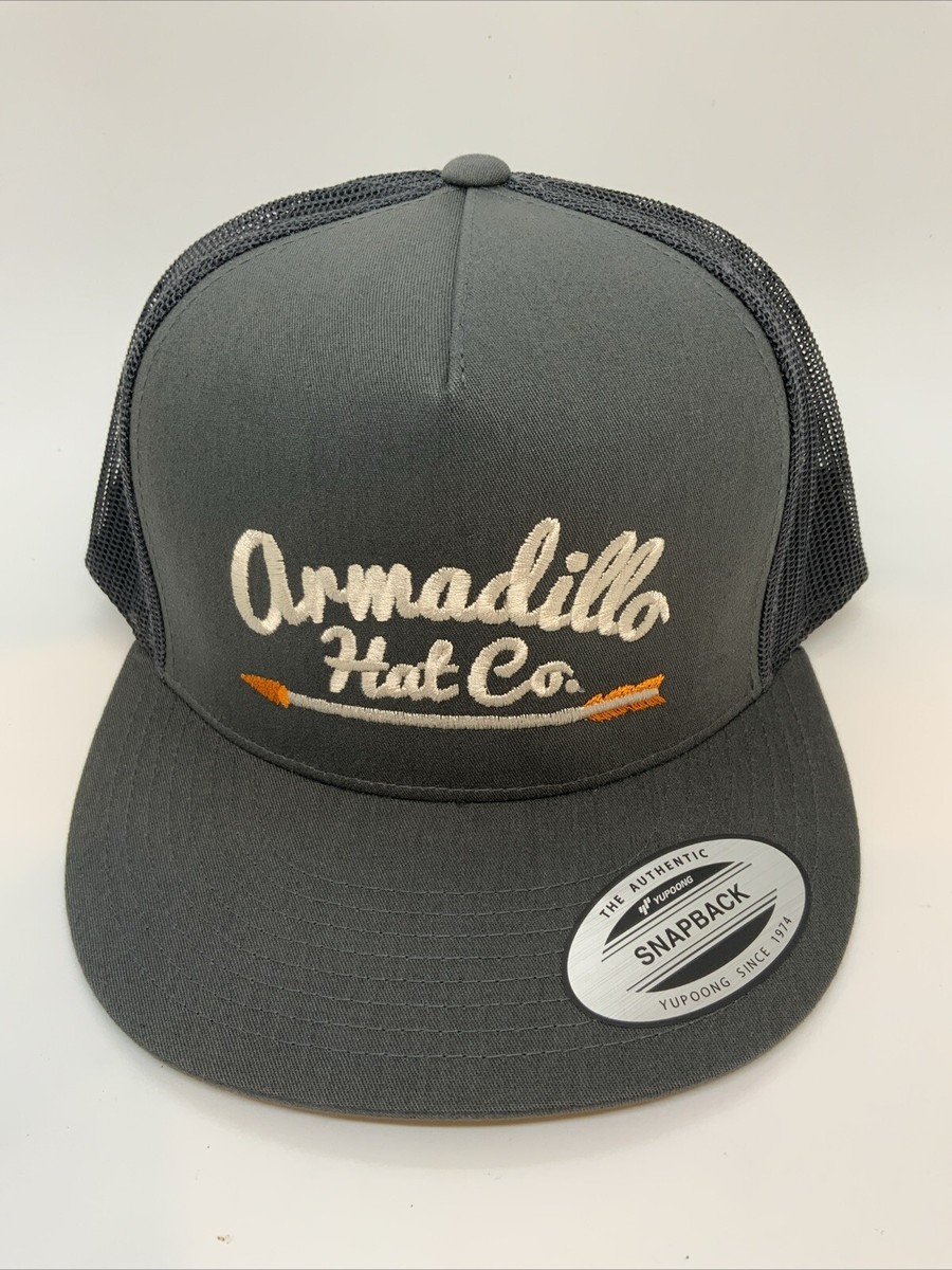 Armadillo Hat Co Waylon SnapBack Trucker Hat Yupoong Mesh Back