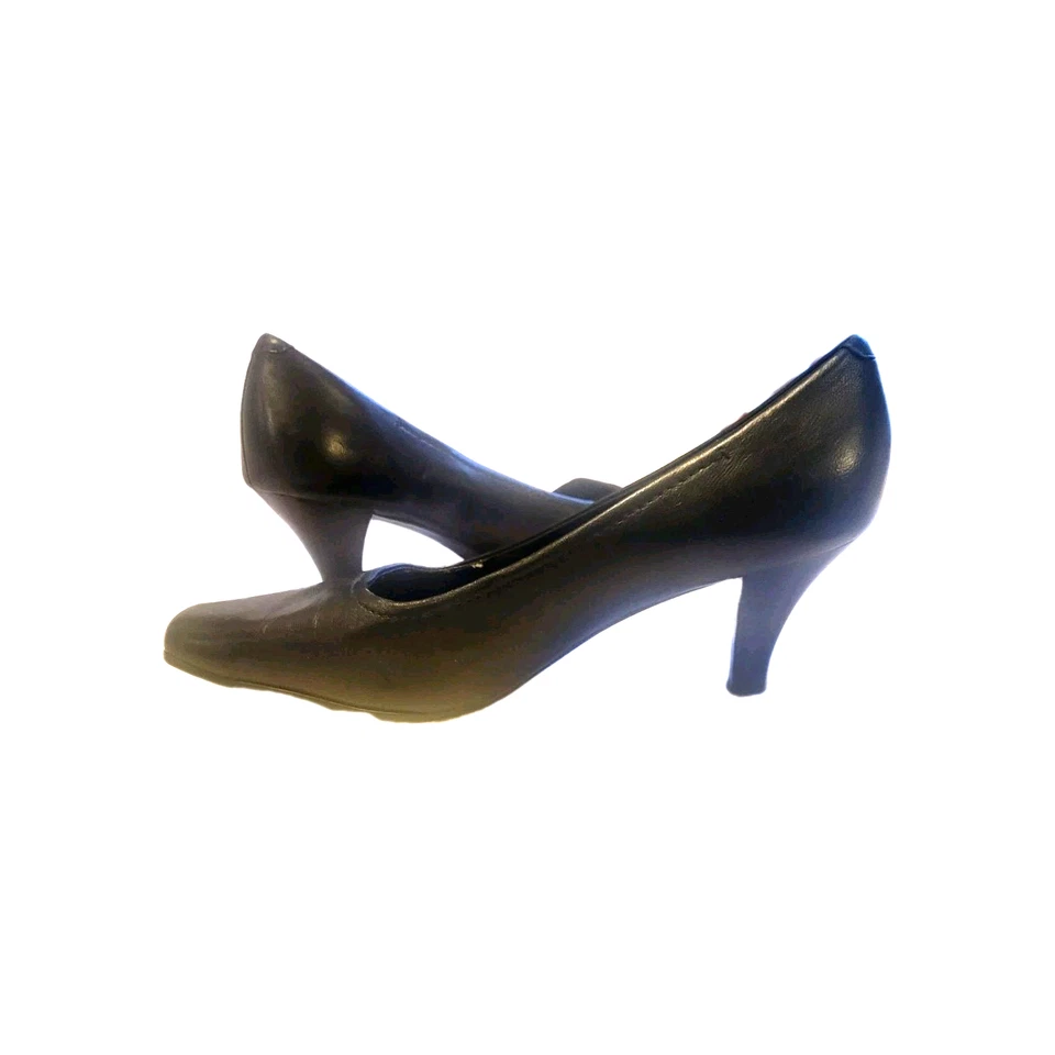 Aerosoles Ébano Mujer Guante Cuero Pump Zapato Talla 10M Negro Foto 2 de 4