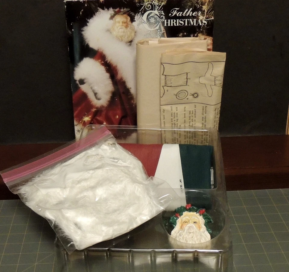 Daisy Kingdom Twilight Father Christmas Santa Sewing Craft Kit Doll Tree Topper - Image 3 of 4