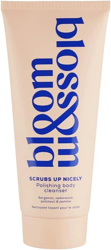 Bloom and Blossom Scrubs Up Nicely Polishing body cleanser, natural exfoliating