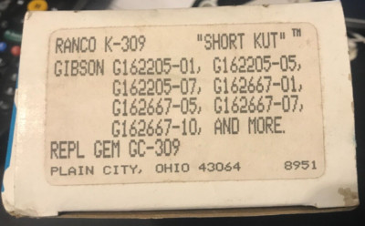 Ranco Short Kut Cold Control K-309-70 / K-309