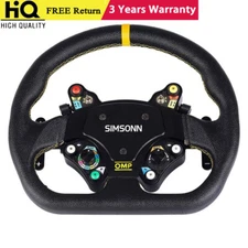 SIMSONN D-Shaped Steering Wheel Racing Wheel Compatible G29 for Logitech T300