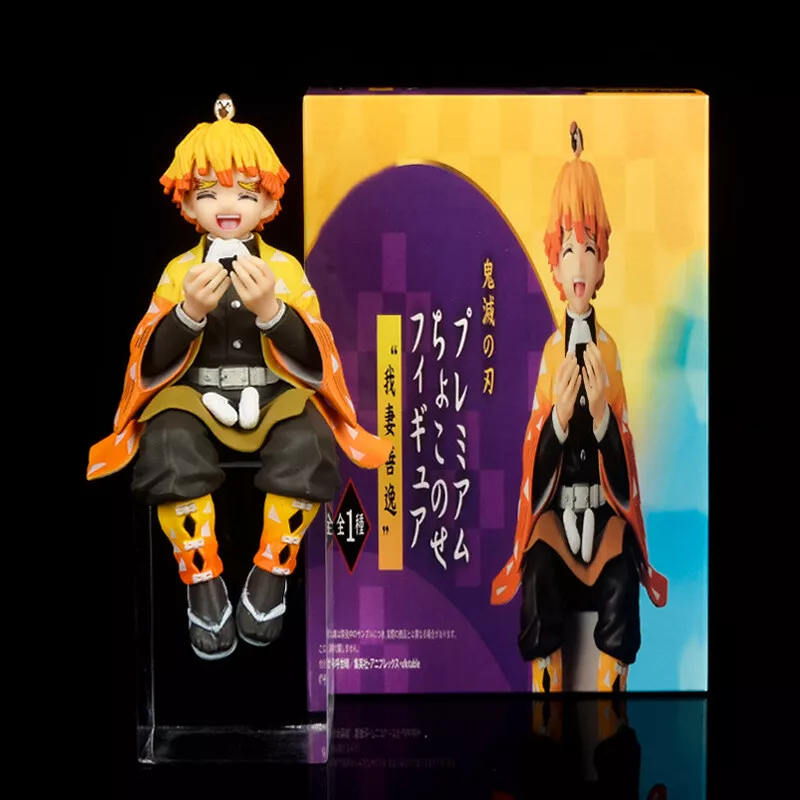 Demon Slayer: Kimetsu no Yaiba Agatsuma Zenitsu Eat Rice Balls Figure  Statue