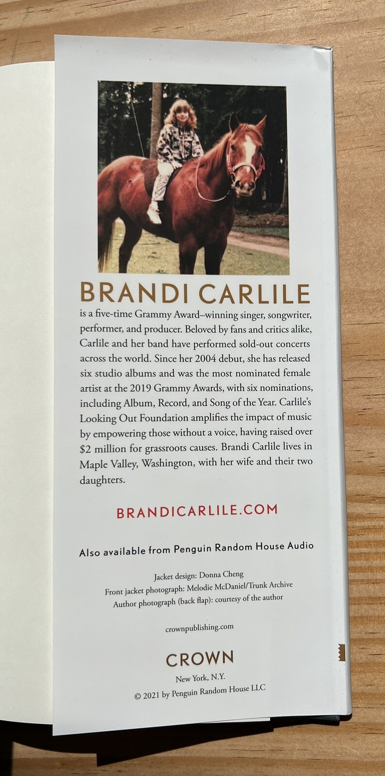 Broken Horses A Memoir by Brandi Carlile (2021, Hardcover