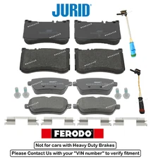 Front Brake Pad & Rear Brake Pad Set +Sensor OES for Mercedes S550 S560