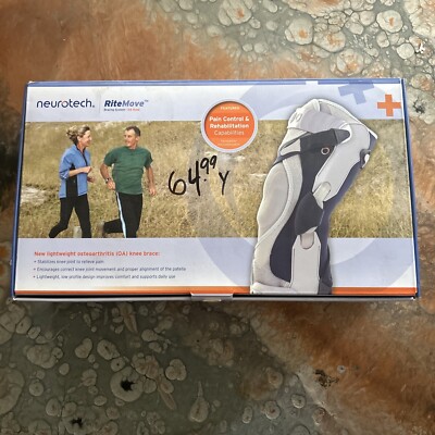 New Neurotech RiteMove Knee Brace System Pain Control & Rehab - Xl Right Side