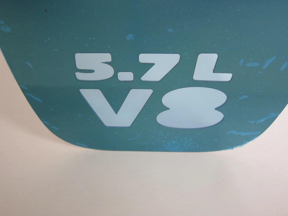 Dodge Charger/Chrysler 300 2011-2018 - Kit de molduras de cubierta de motor de acero inoxidable pulido Foto 4 de 4